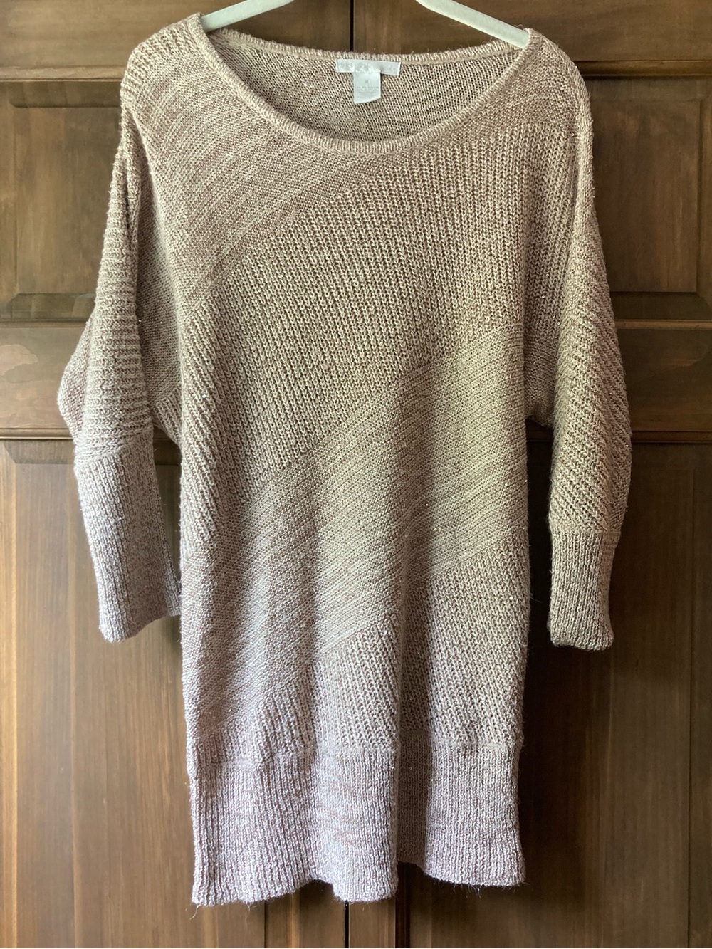 Design History Pinkish-Tan Sweater Medium